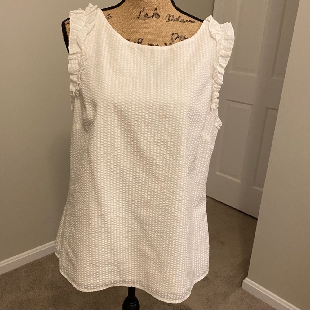 Special Seersucker Top / Classic, Preppy